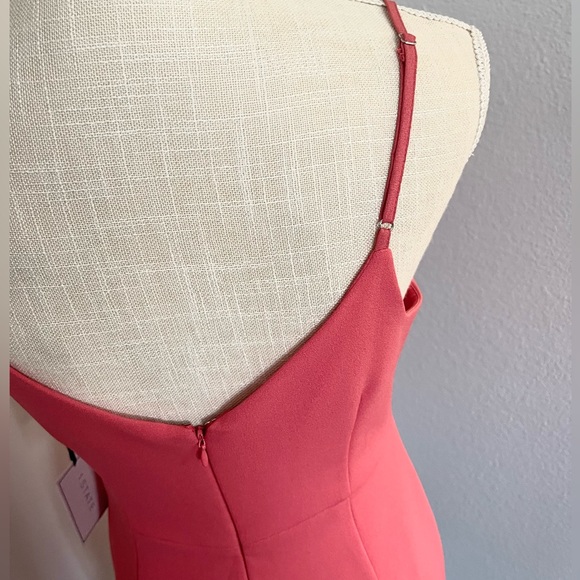 Women’s Coral pink Ruffled Cocktail 1State Dress - Picture 11 of 12